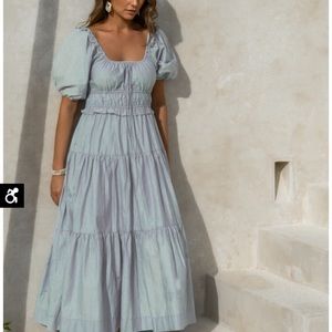Bohme Mariah dress in blue